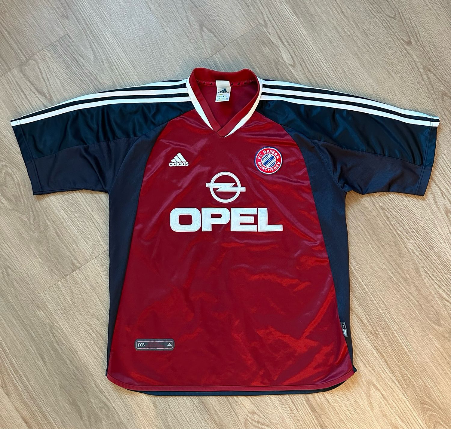 2001/02 Adidas Bayern Munich Elber Jersey Size XL