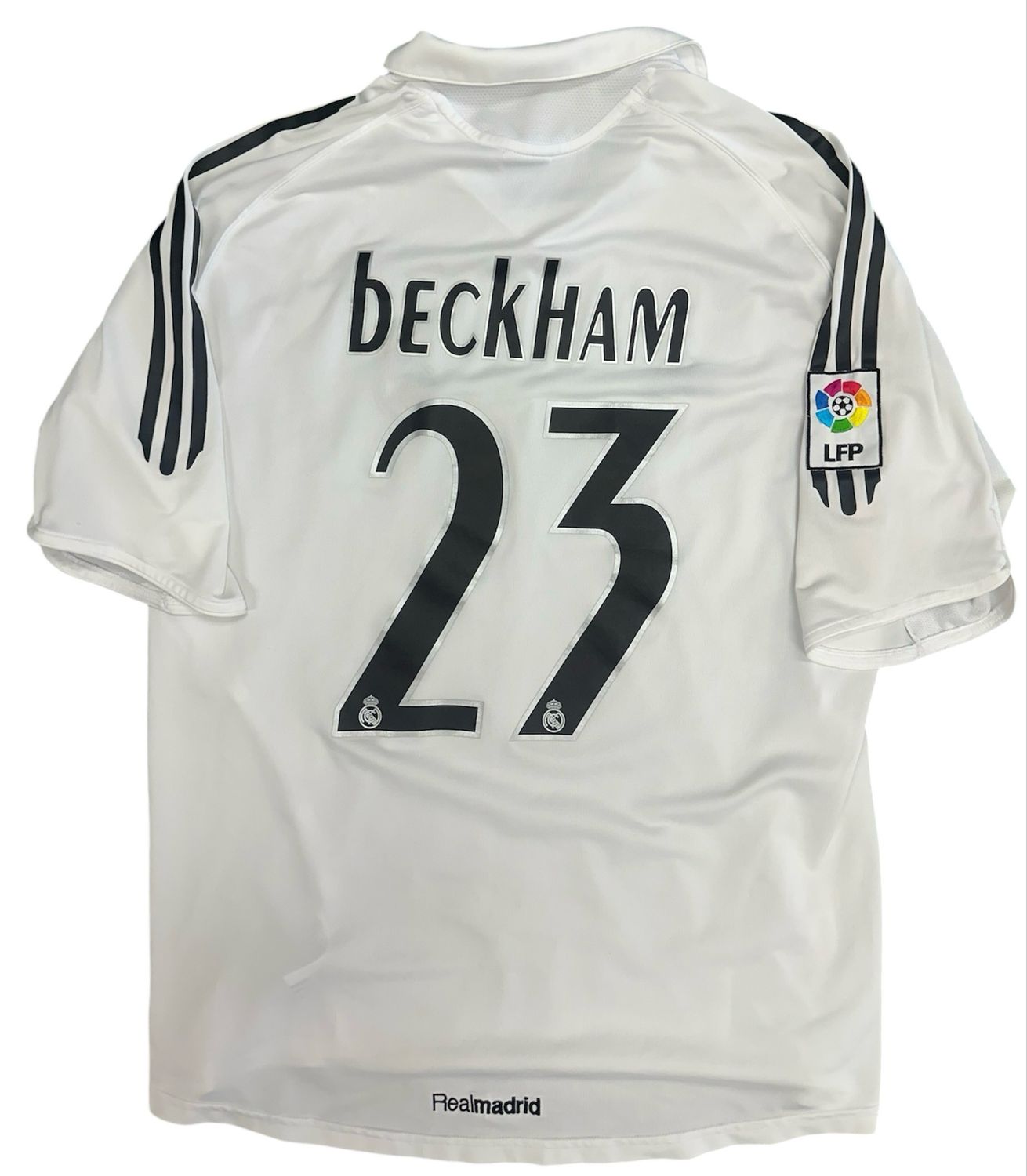 2005/06 Adidas Real Madrid David Beckham Home Jersey Size L