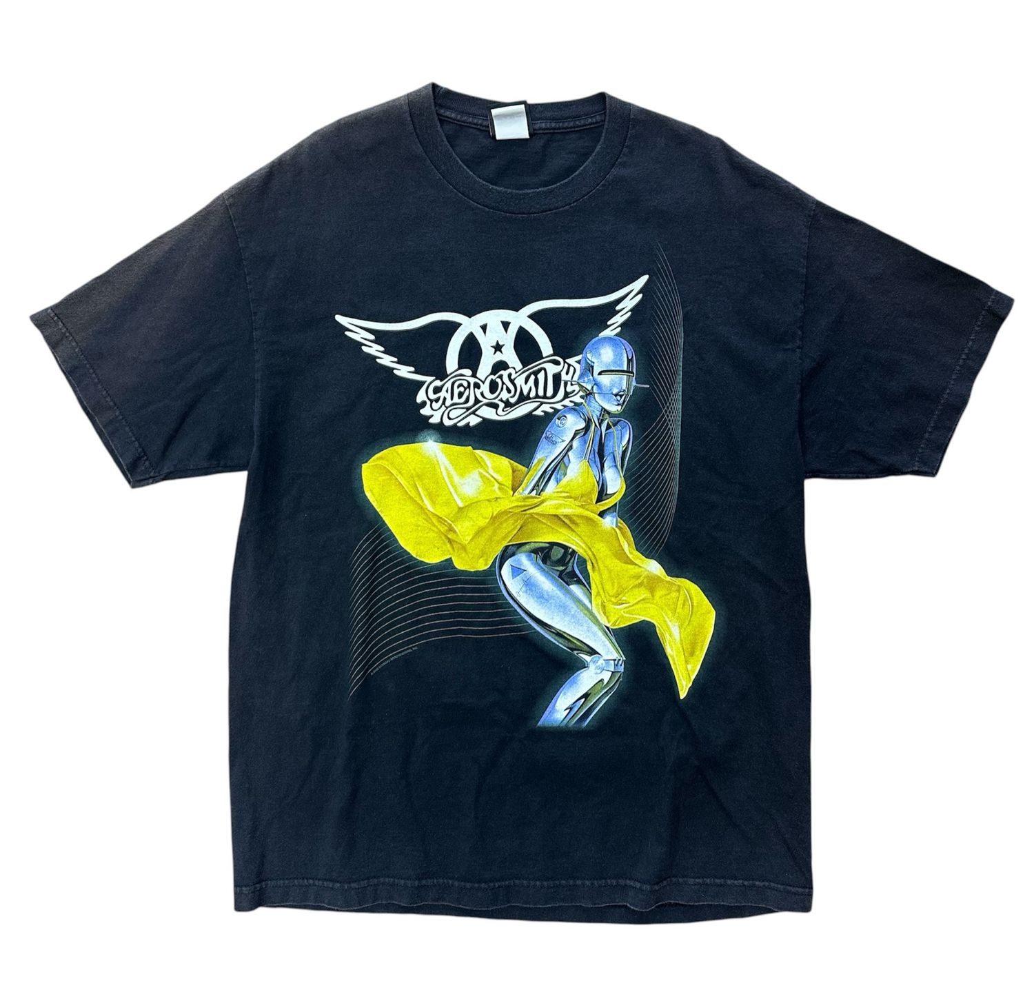 2001 Aerosmith Just Push Play Tour Soroyama Tee Size XL