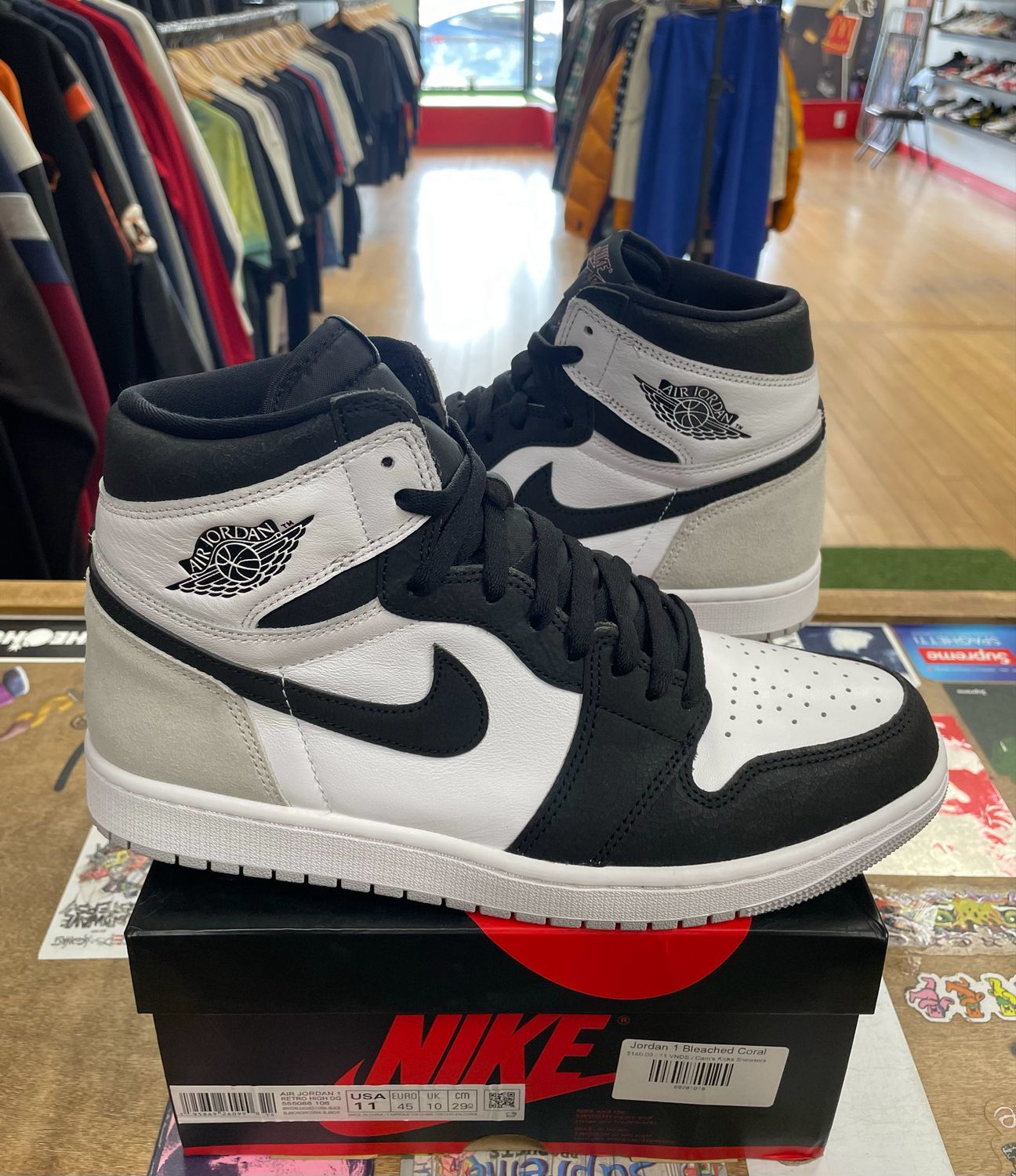 Jordan 1 Retro High OG Bleached Coral Size 11 Used