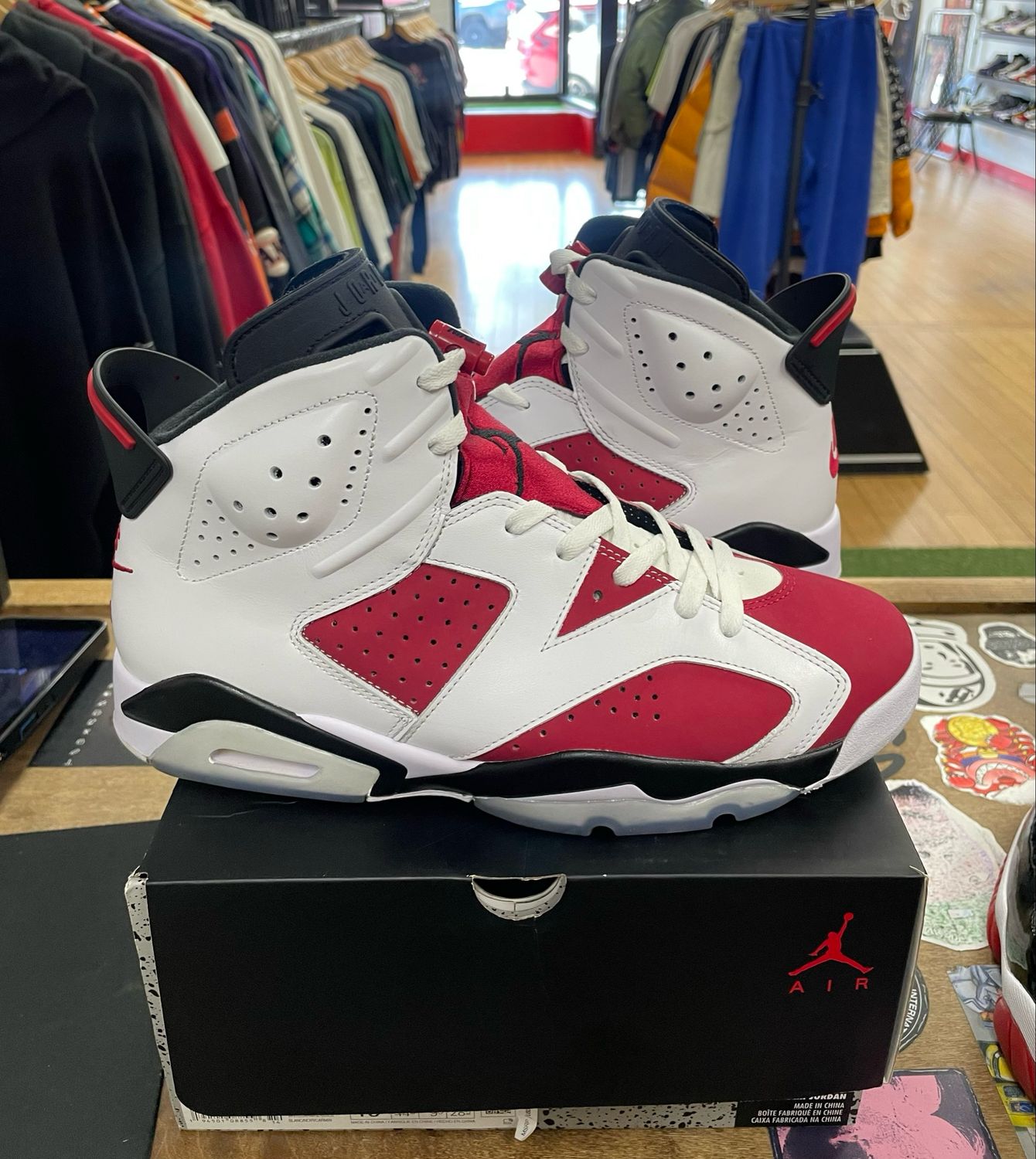 Jordan 6 Retro Carmine (2021) Size 10.5 WORN