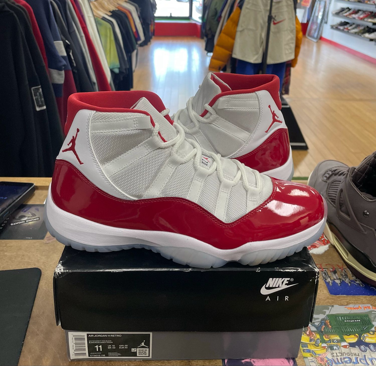Jordan 11 Retro Cherry (2022) Size 11 (Lightly Worn)