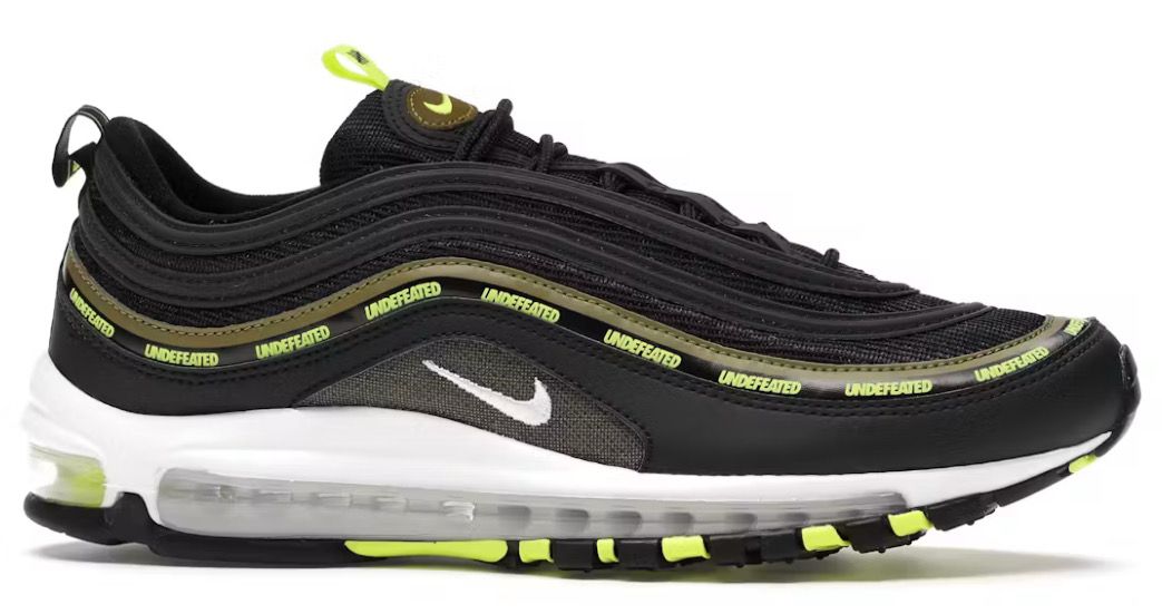 Nike Air Max 97 Undefeated Black Volt Size 8 (NEW)