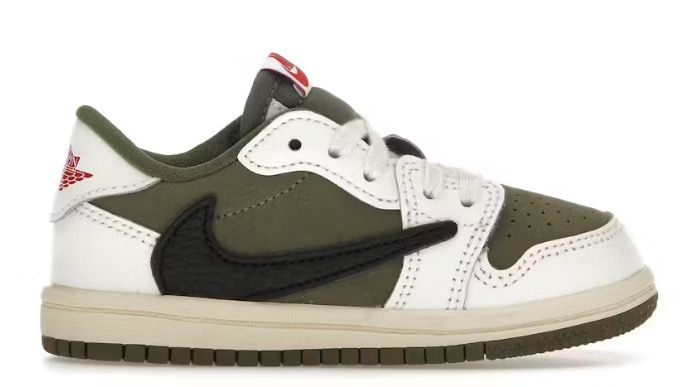 DS Jordan 1 Retro Low OG SP Travis Scott Medium Olive (TD) Size 8c
