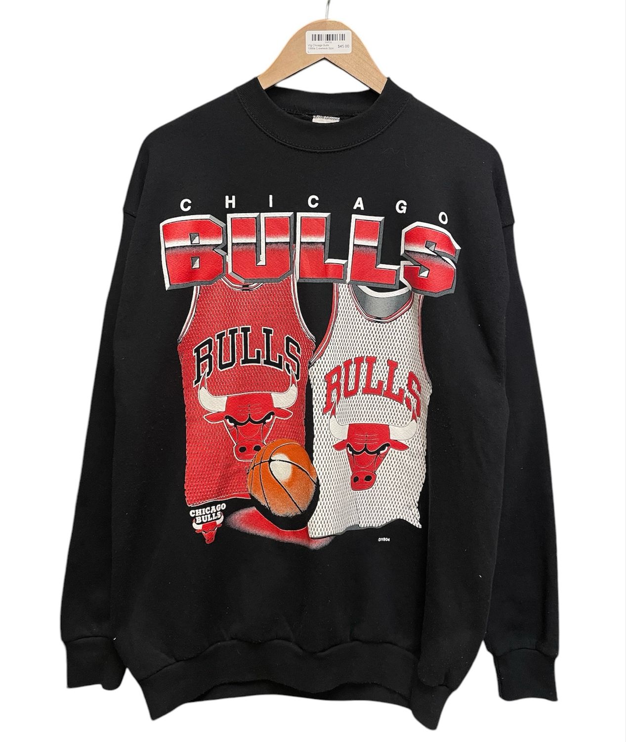 Vtg Chicago Bulls 1990s Crewneck Size L