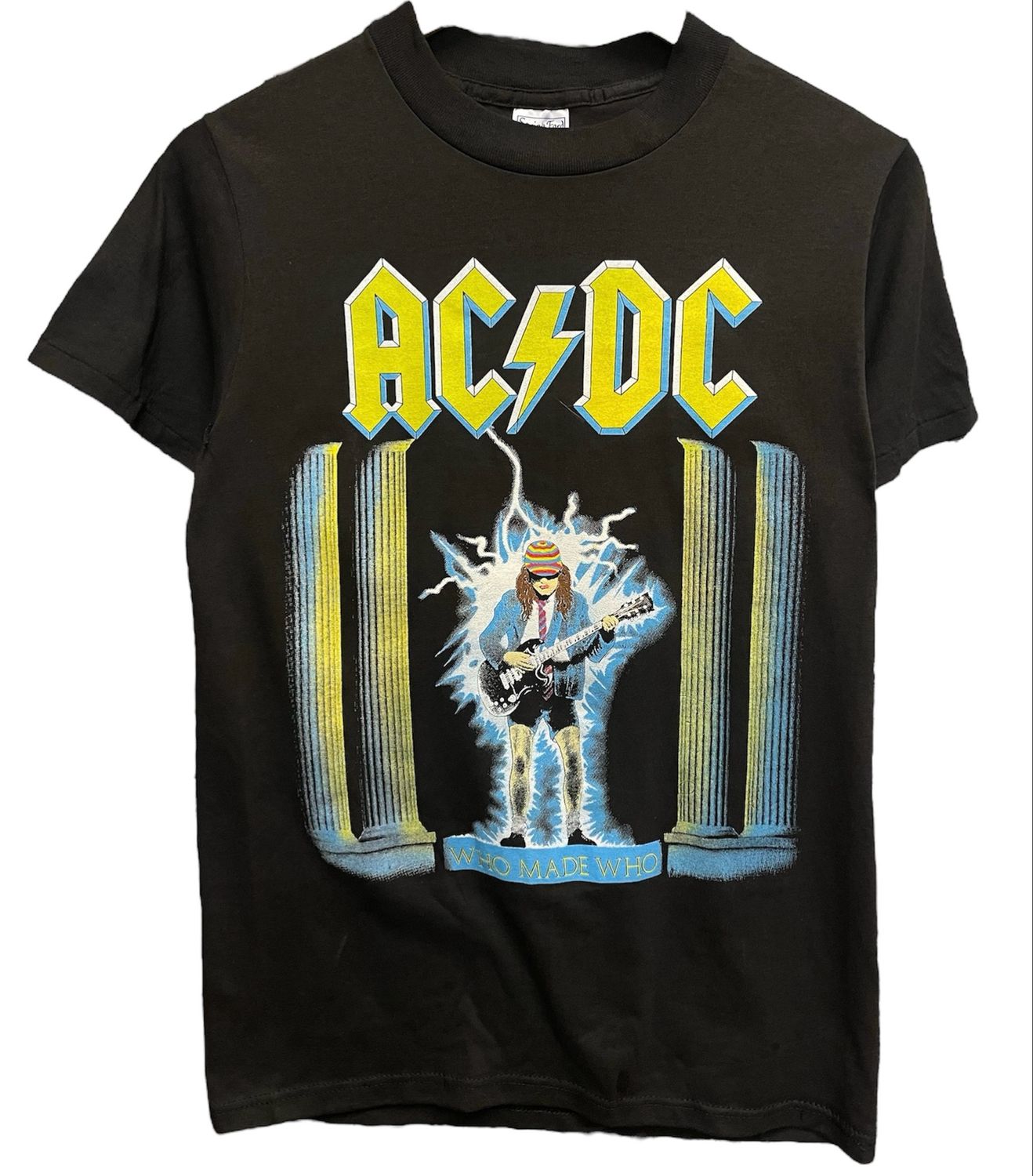 Vintage 1986 ACDC Who Made Who tour Tee Size Small
