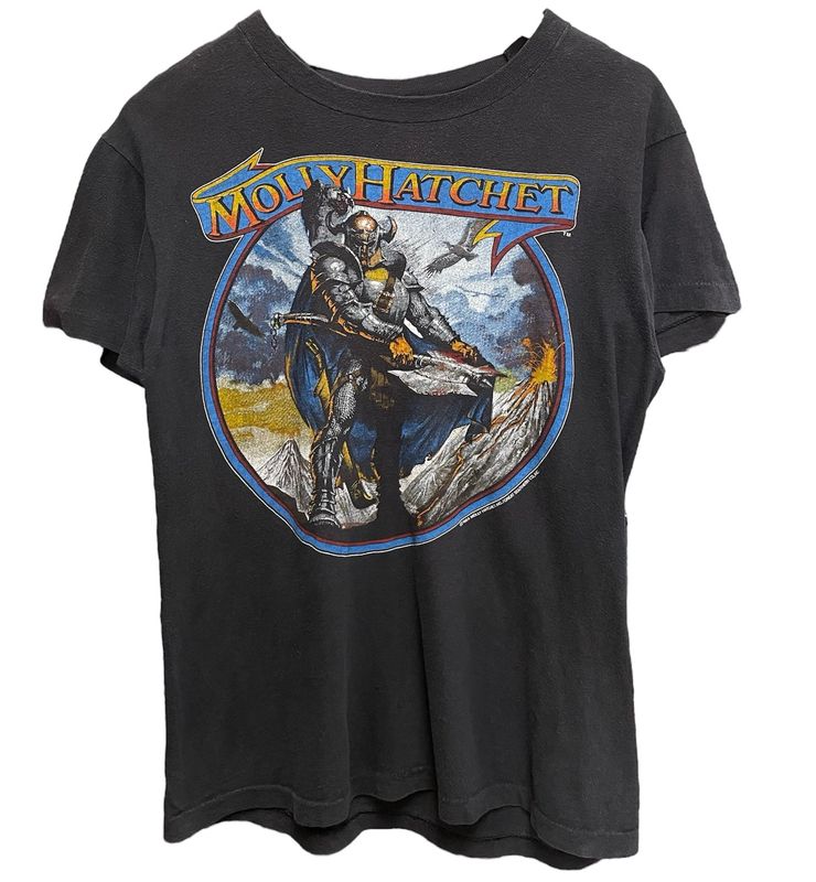 Vintage 1984 Molly Hatchet Tour Tee Size Large