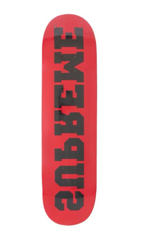 Supreme Reverse Skateboard Deck Red