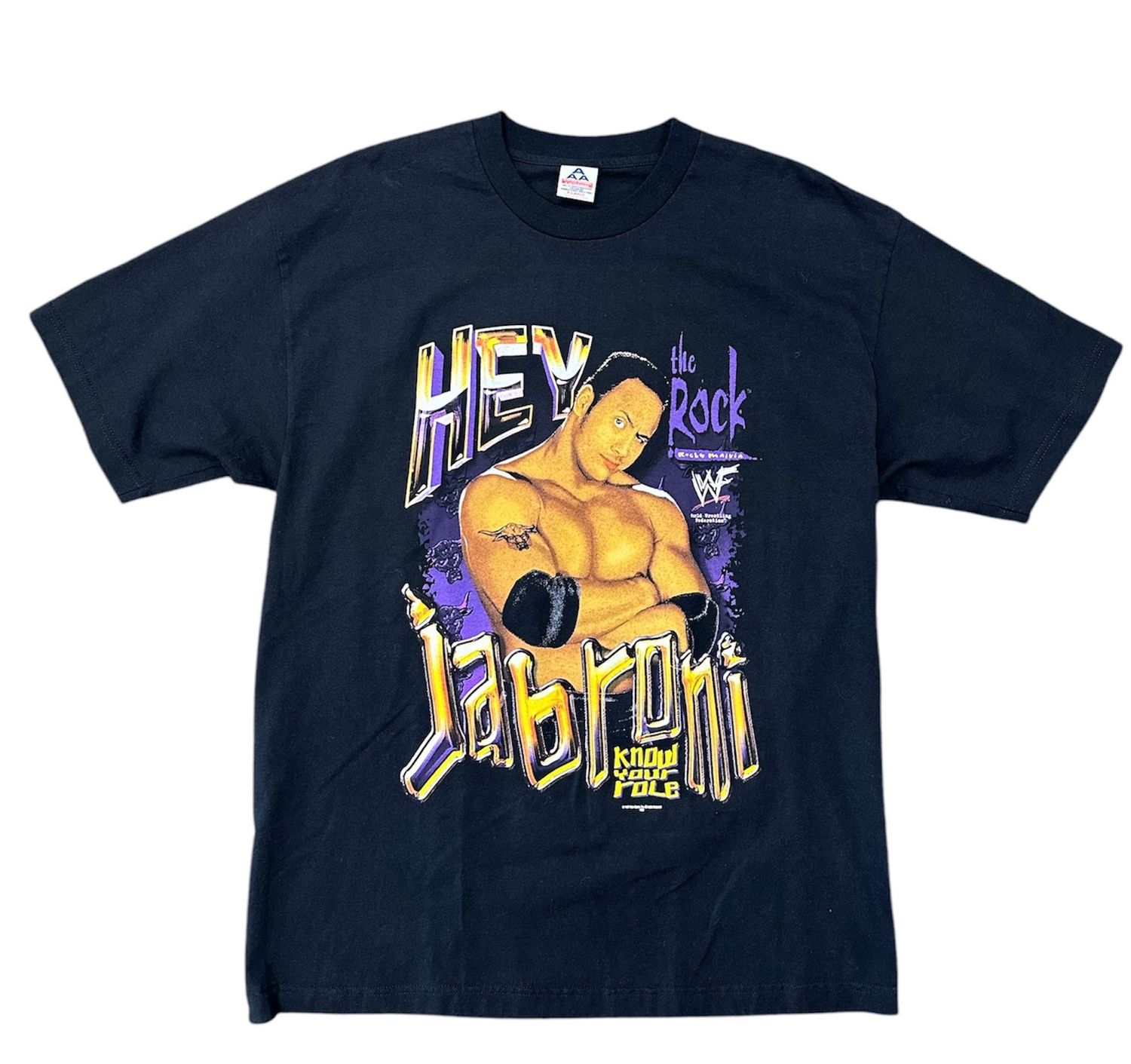 Vtg late 90s &quot;The Rock Hey Jabroni&quot; Tshirt Size Xlarge