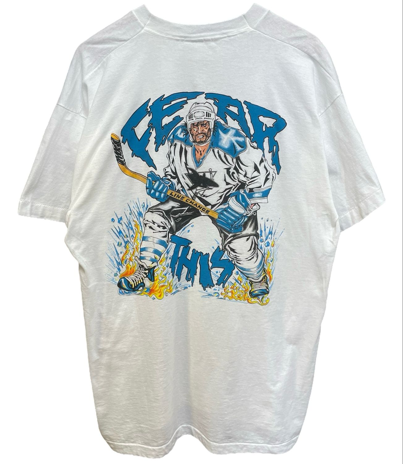 Vintage San Jose Sharks Fear this Tee Size XL