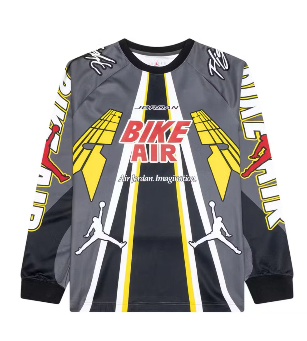 Jordan x Nigel Sylvester Bmx Jersey Iron Grey Size Large (NEW)