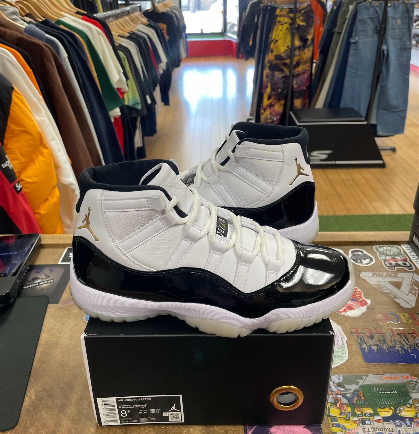 Pre Owned Jordan 11 Retro DMP Gratitude (2023) Size 8.5