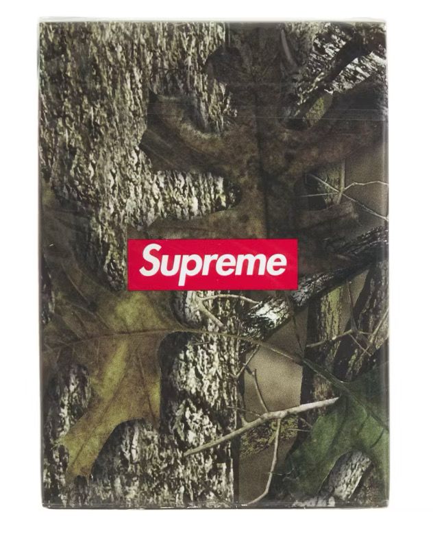 New Supreme Camo Playing Cards Multicolor