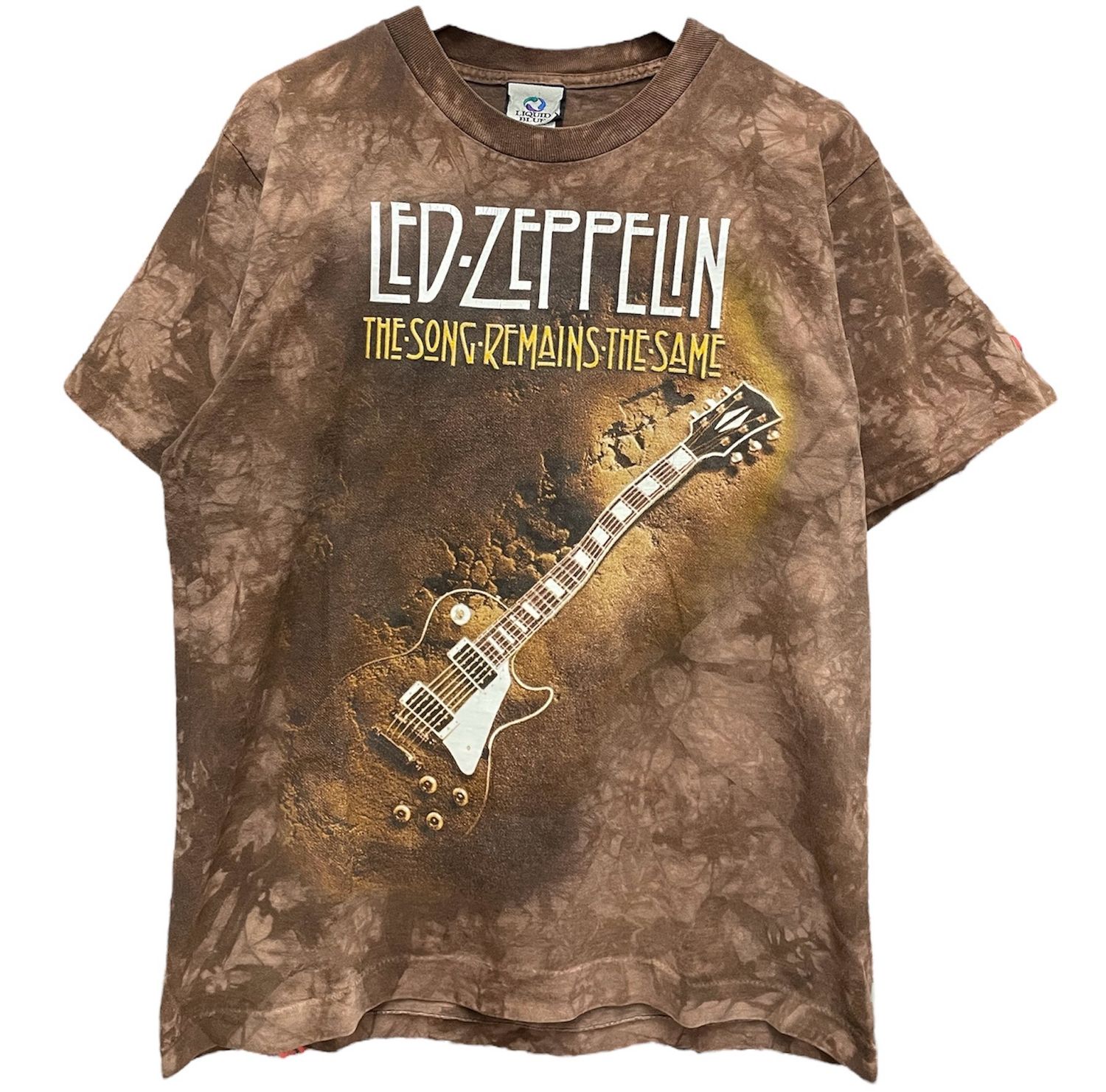 Early 00&#39;s Liquid Blue Led Zeppelin Tee Size Medium