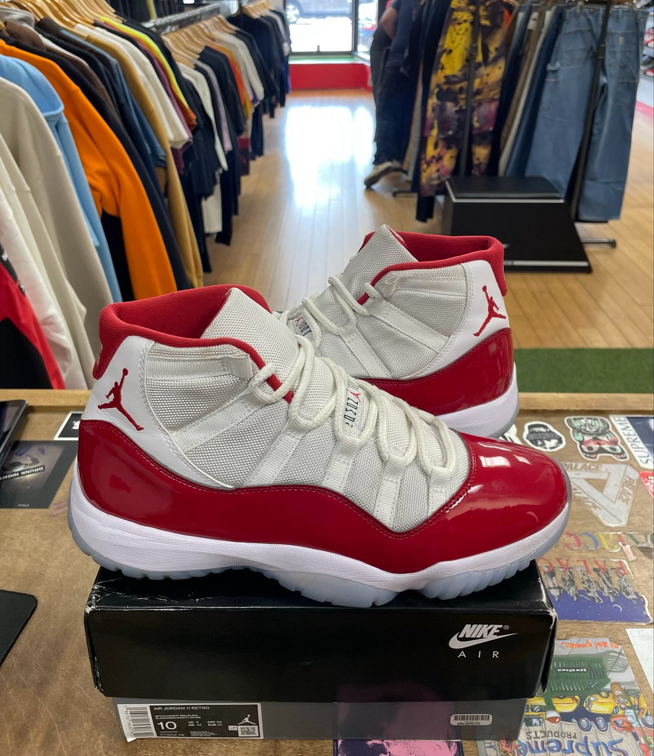 Pre Owned Jordan 11 Retro Cherry (2022) Size 10