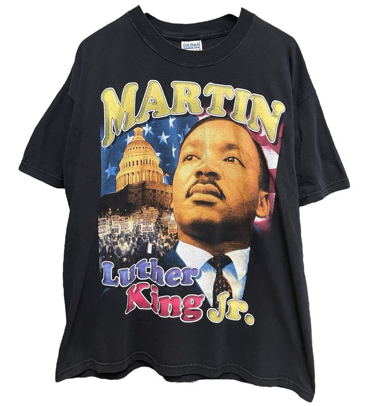 Vintage 90&#39;s MLK Bootleg Rap Tee Size XL
