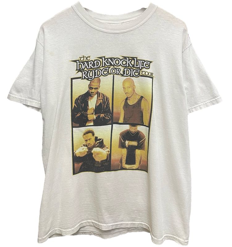 Vintage The Hard Knock Lyfe Tour Tee Size Large