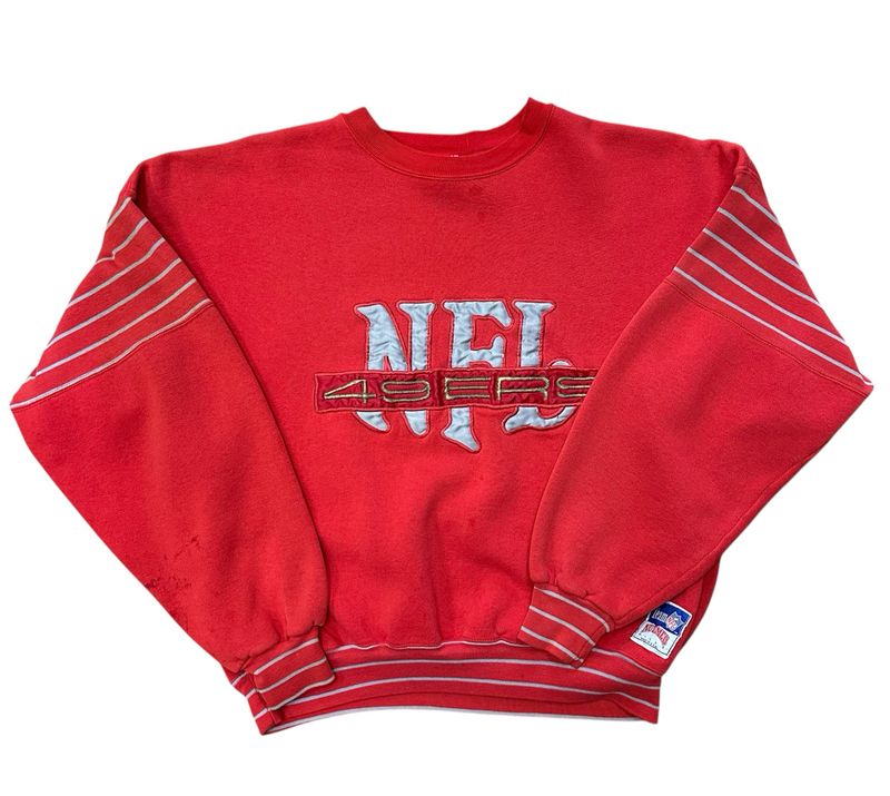 Vintage 90&#39;s 49ers Nutmeg Crewneck Size Large