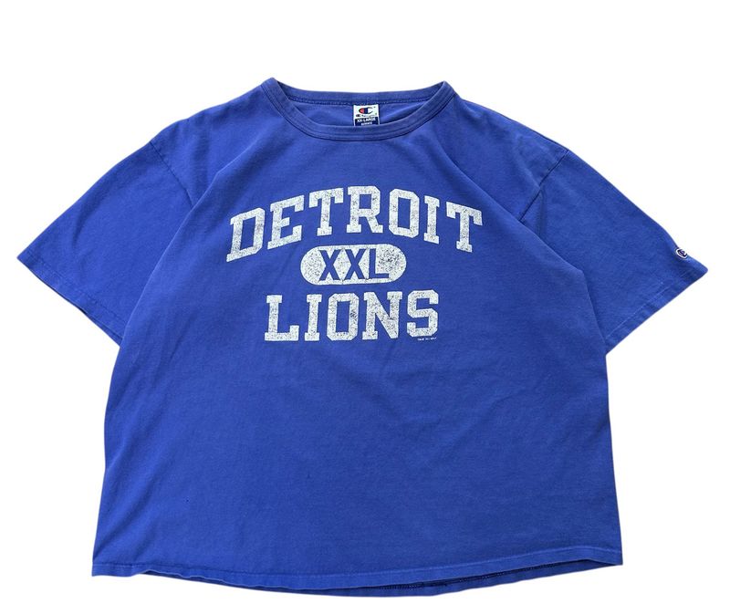 Vintage Detroit Lions Champion Tee Size Boxy XXL