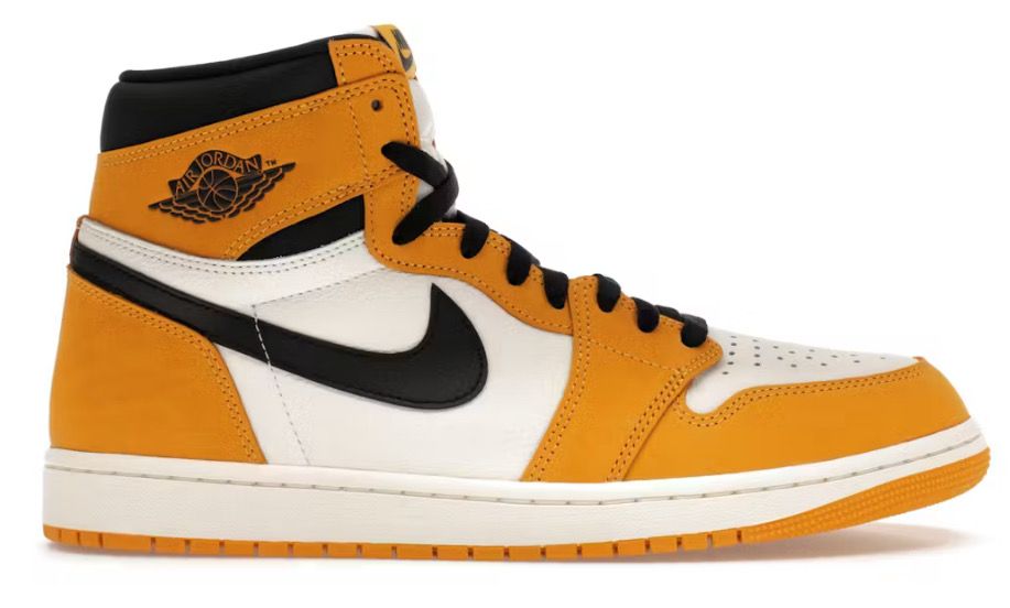 Brand New Jordan 1 Retro High OG Yellow Ochre Size 10.5 *Damaged Box*
