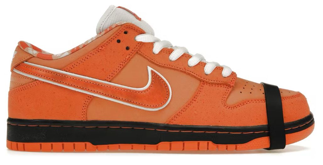 Nike SB Dunk Low Concepts Orange Lobster Size 6 (NEW)