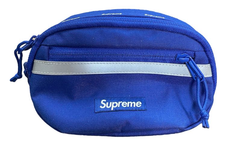 Pre Owned Supreme Mini Side Bag Blue