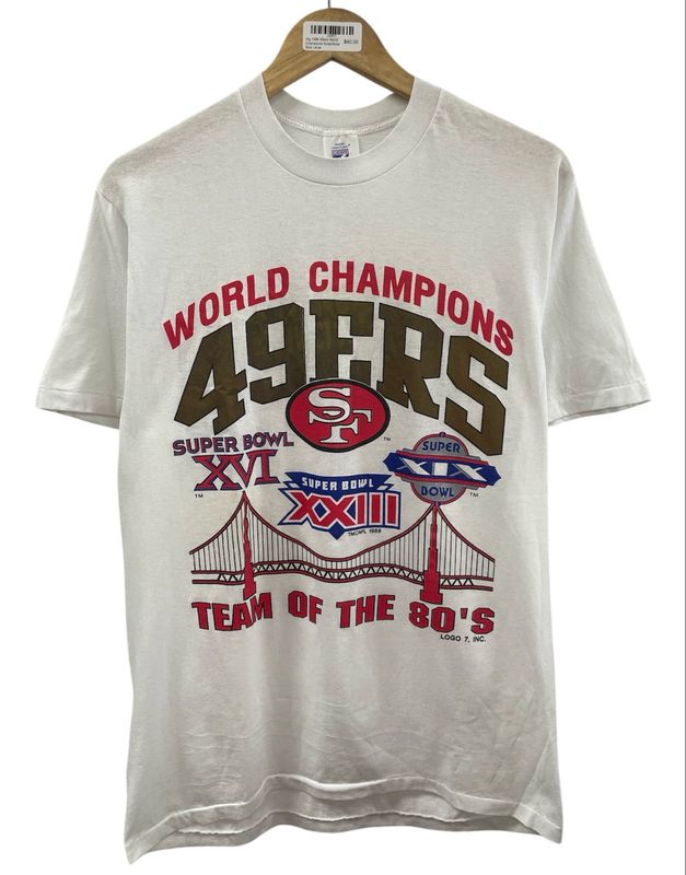 Vtg 1988 49ers World Champions SuperBowl Size Large