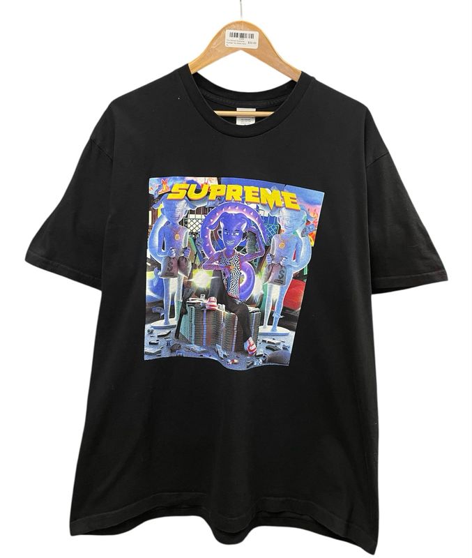 Pre Owned  Supreme Richest Tee Black Size XL