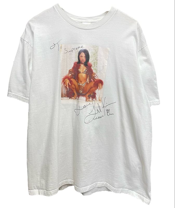 Pre Owned Supreme Lil Kim Tee White Size XL