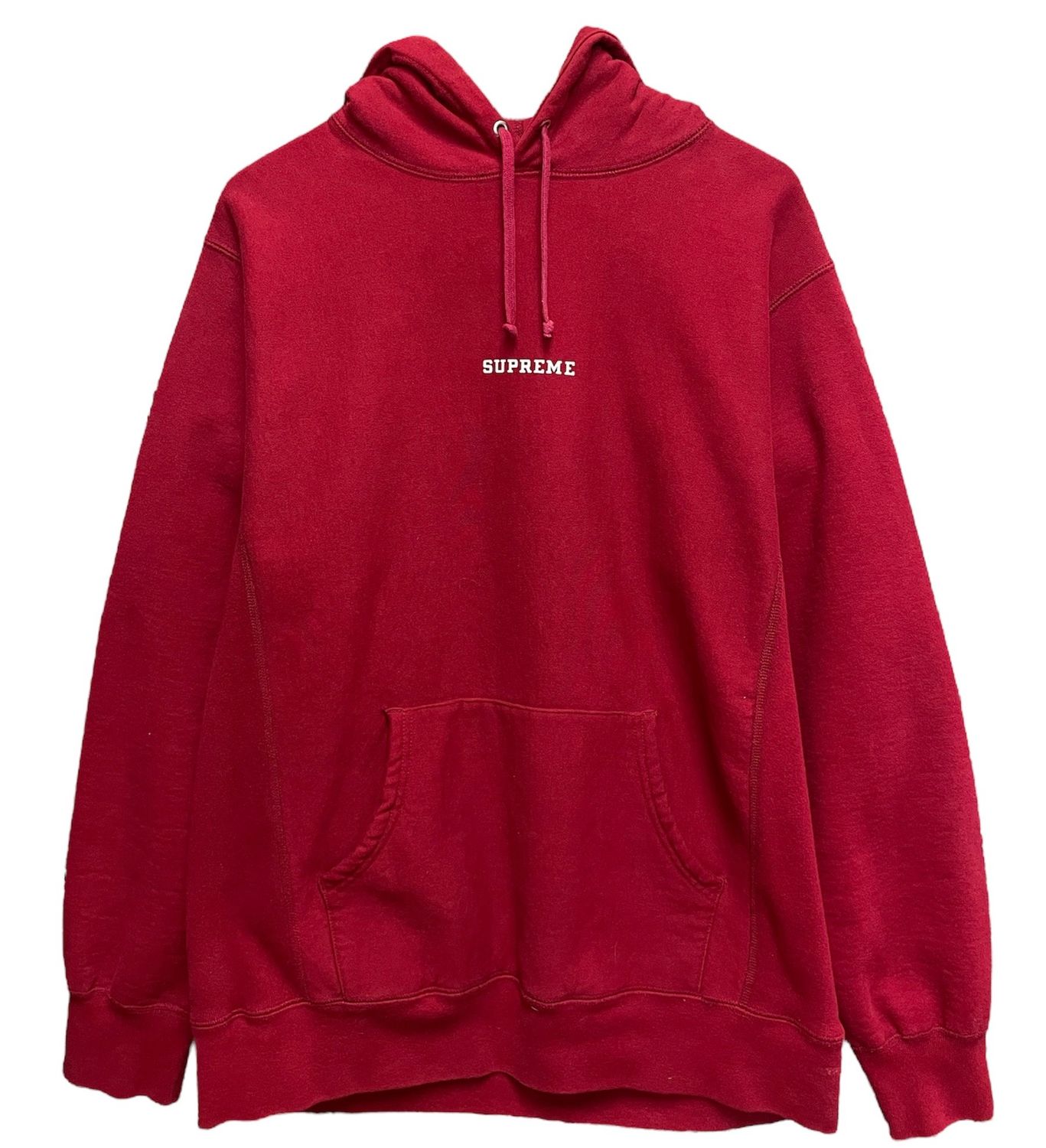 (FW13) Supreme Mini Harvard Pullover Cardinal Size XL (Lightly Worn)