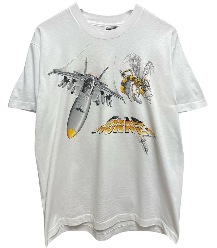 Vtg F-18 Hornet Tee Size XL