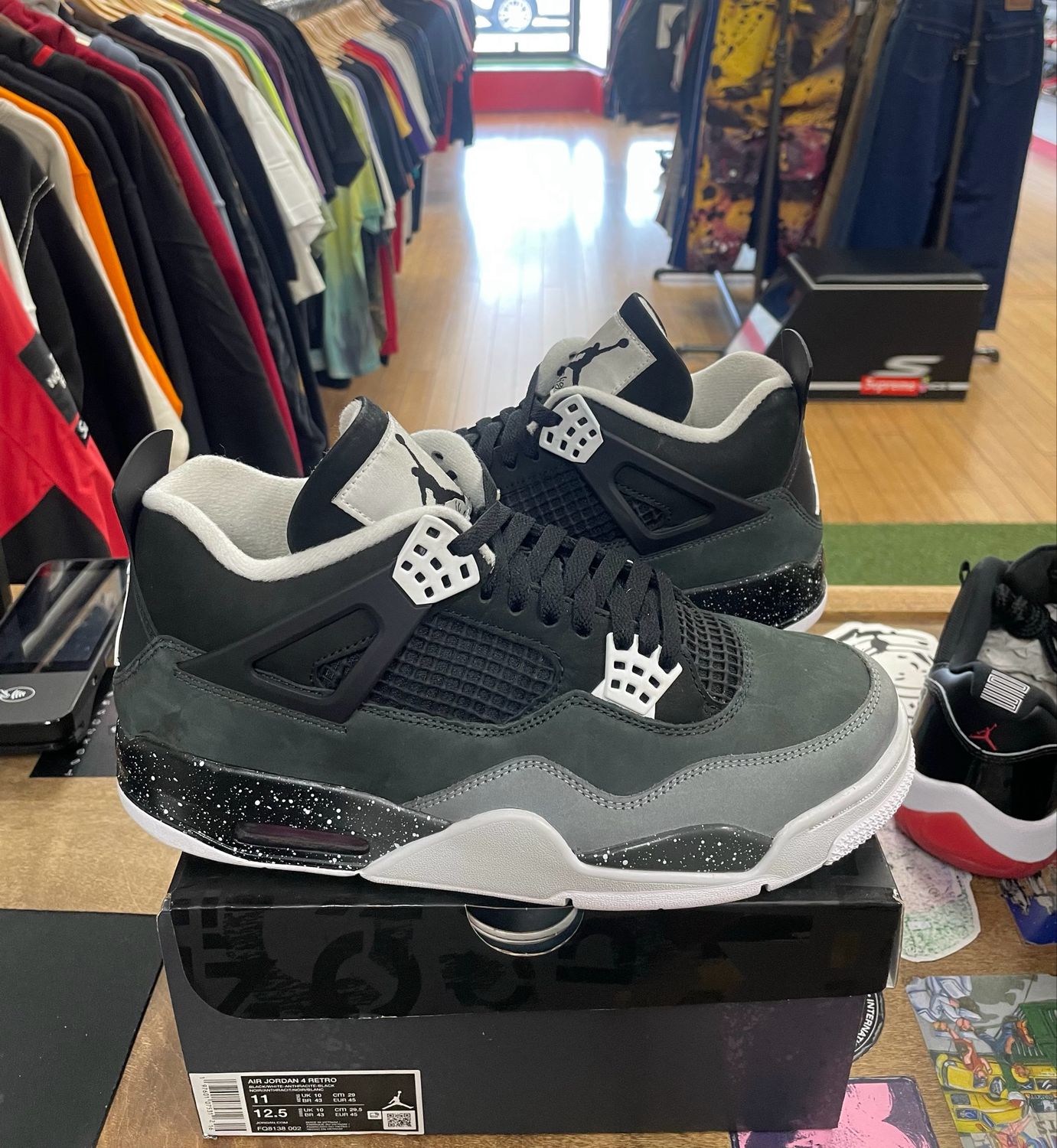 Pre Owned Jordan 4 Retro Fear (2024) Size 11