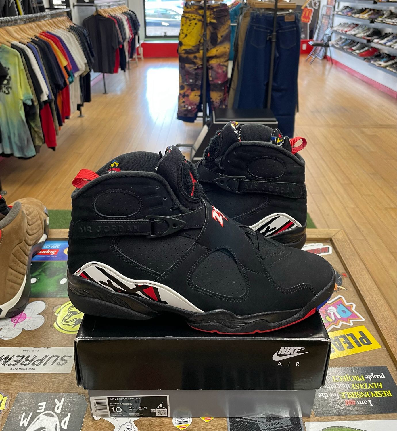 Pre Owned Jordan 8 Retro Playoffs (2023) Size 10