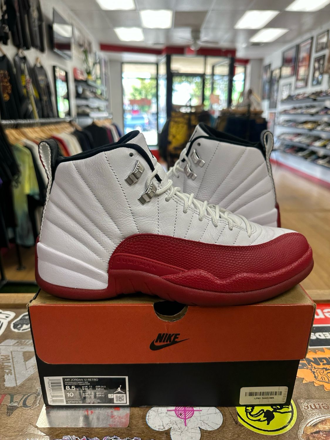 Jordan 12 Retro Cherry (2023) Size 8.5 (WORN)