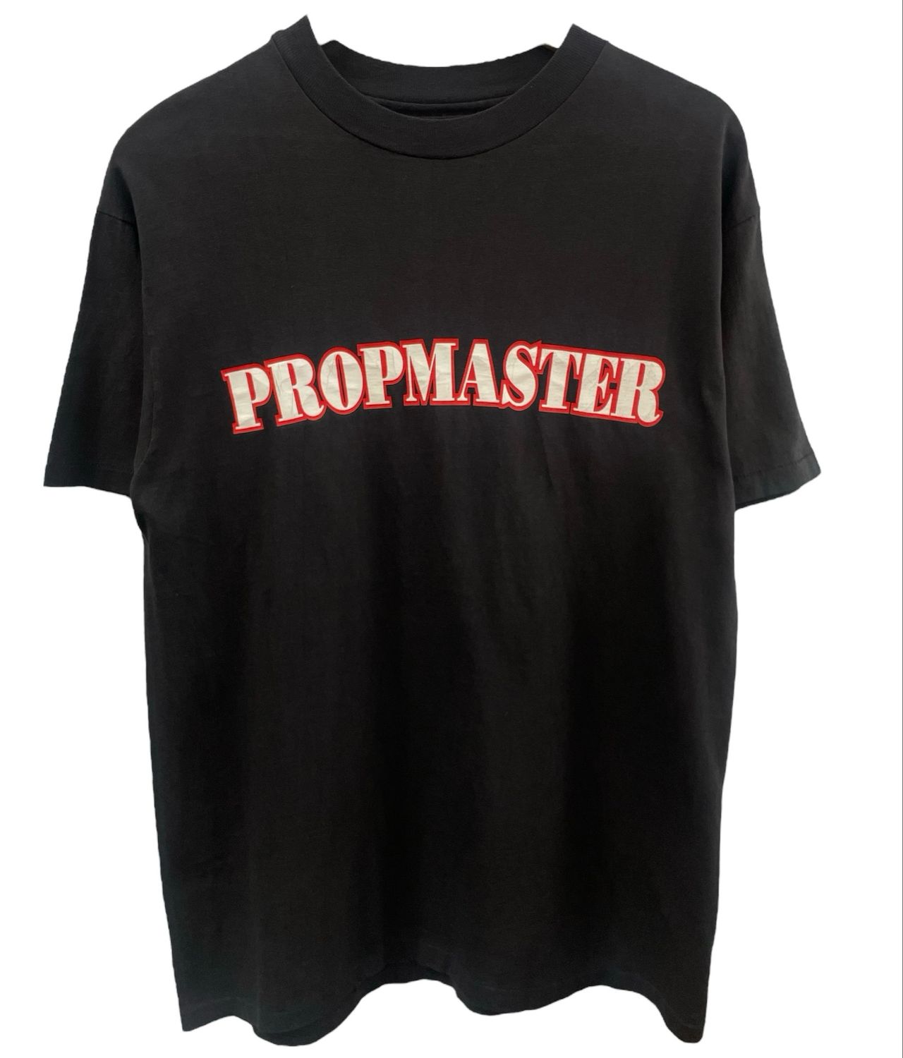 Vtg Prop Master White Man Can&#39;t Jump Tee Size L