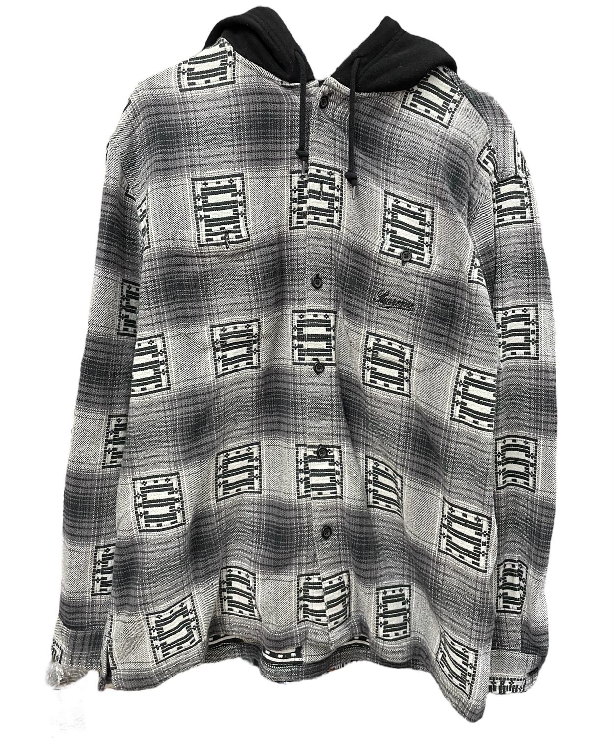 Pre Owned Supreme Hooded Flannel Size L