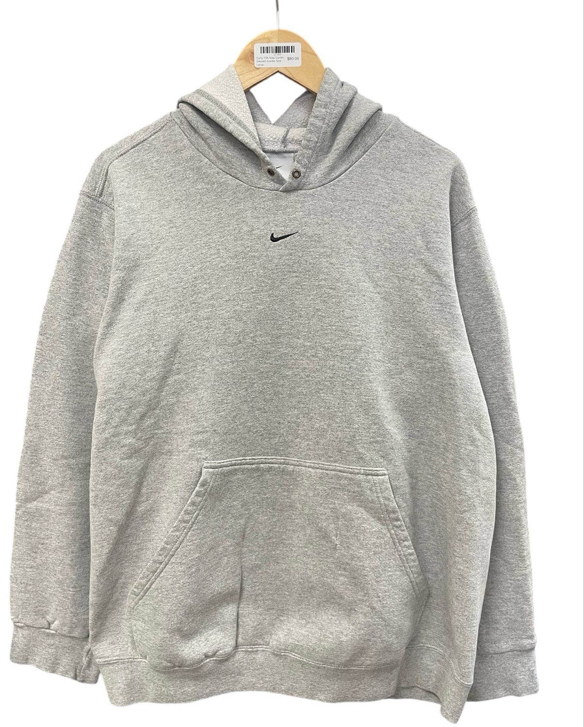 Early Y2K Nike Center Swoosh hoodie Size Large