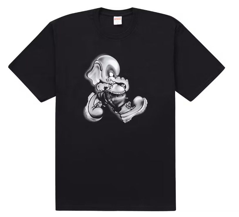 Supreme Elephant Tee (FW22) Black Size XL (NEW)