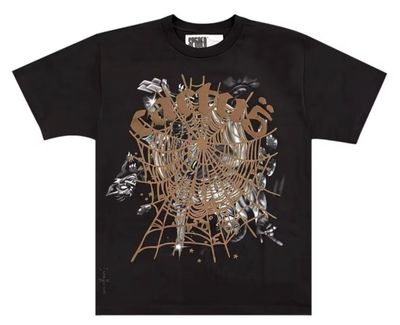 New Sp5der x Travis Scott Cactus Jack Airbrush T-shirt Black Size M