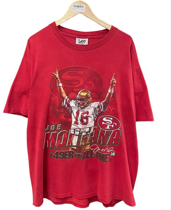 Vtg Joe Montana Tee Size XL