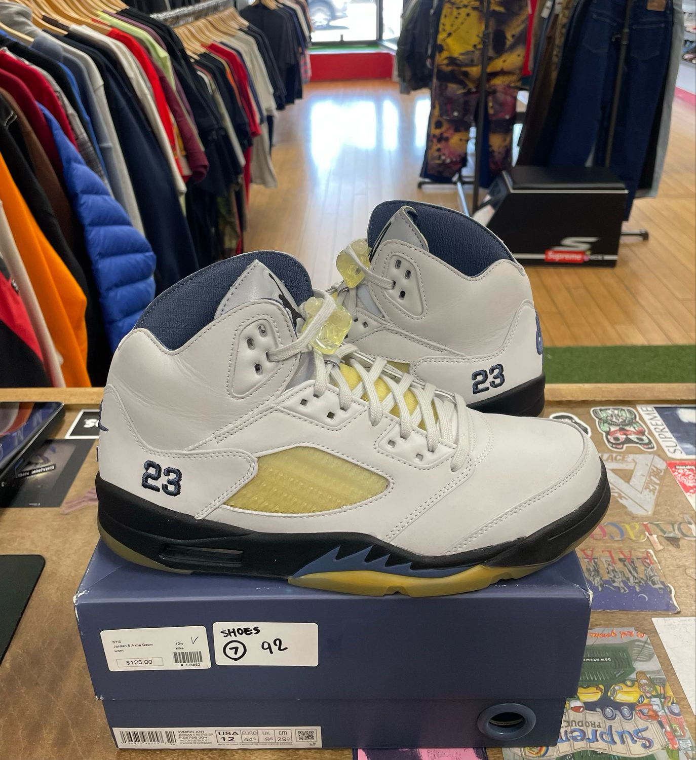 Jordan 5 Retro A Ma Maniére Dawn (Women&#39;s) Size 12W (WORN)