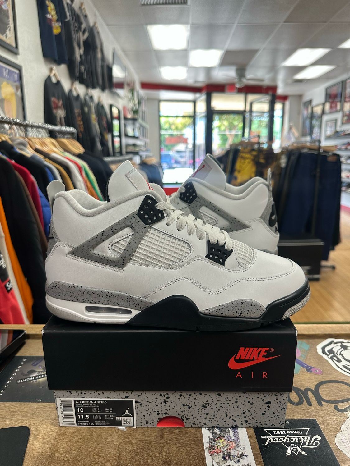 Jordan 4 Retro White Cement (2025) Size 10 (WORN)