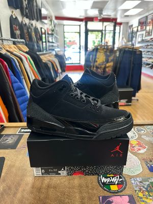 Jordan 3 Retro Black Cat (2025) Size 8 (WORN)