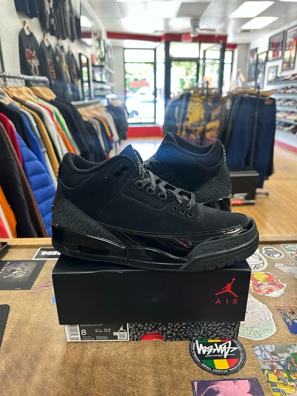 Jordan 3 Retro Black Cat (2025) Size 8 (WORN)