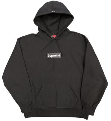Supreme Box Logo Hooded Sweatshirt (FW21) Black Size XL (WORN)