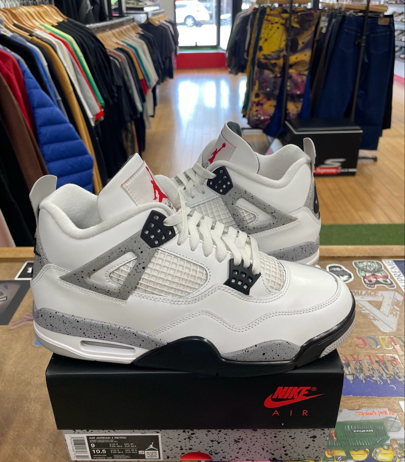 Jordan 4 Retro White Cement (2025) Size 9 (WORN)