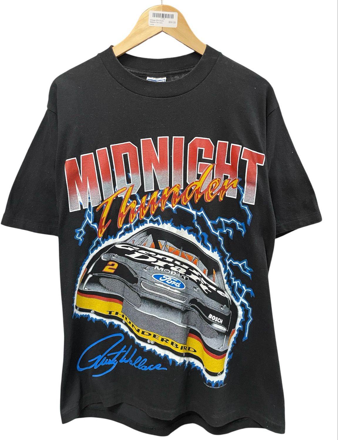 Vintage 90&#39;s Rusty Wallace Tee Size Large