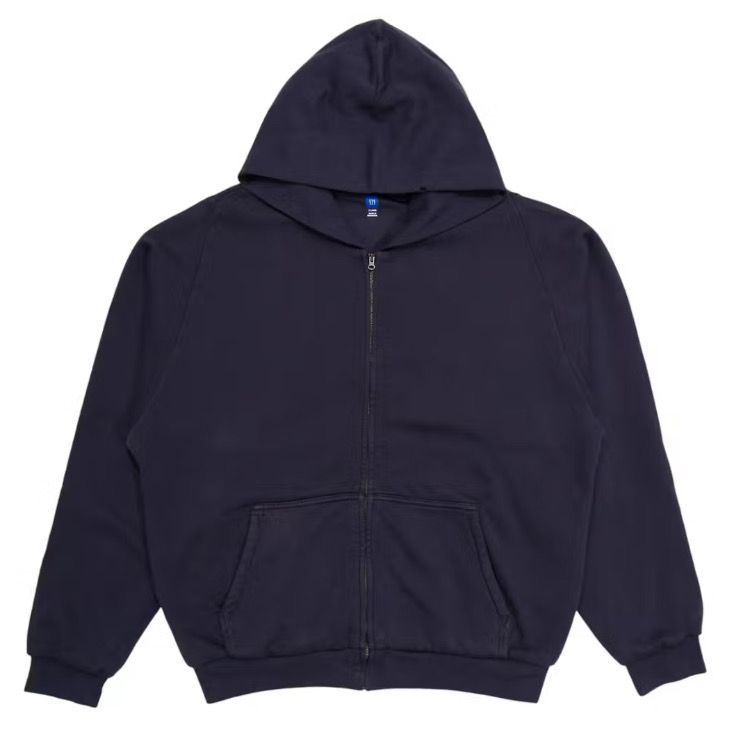 Brand New Yeezy x Gap Unreleased Zip Sweatshirt Hoodie Navy