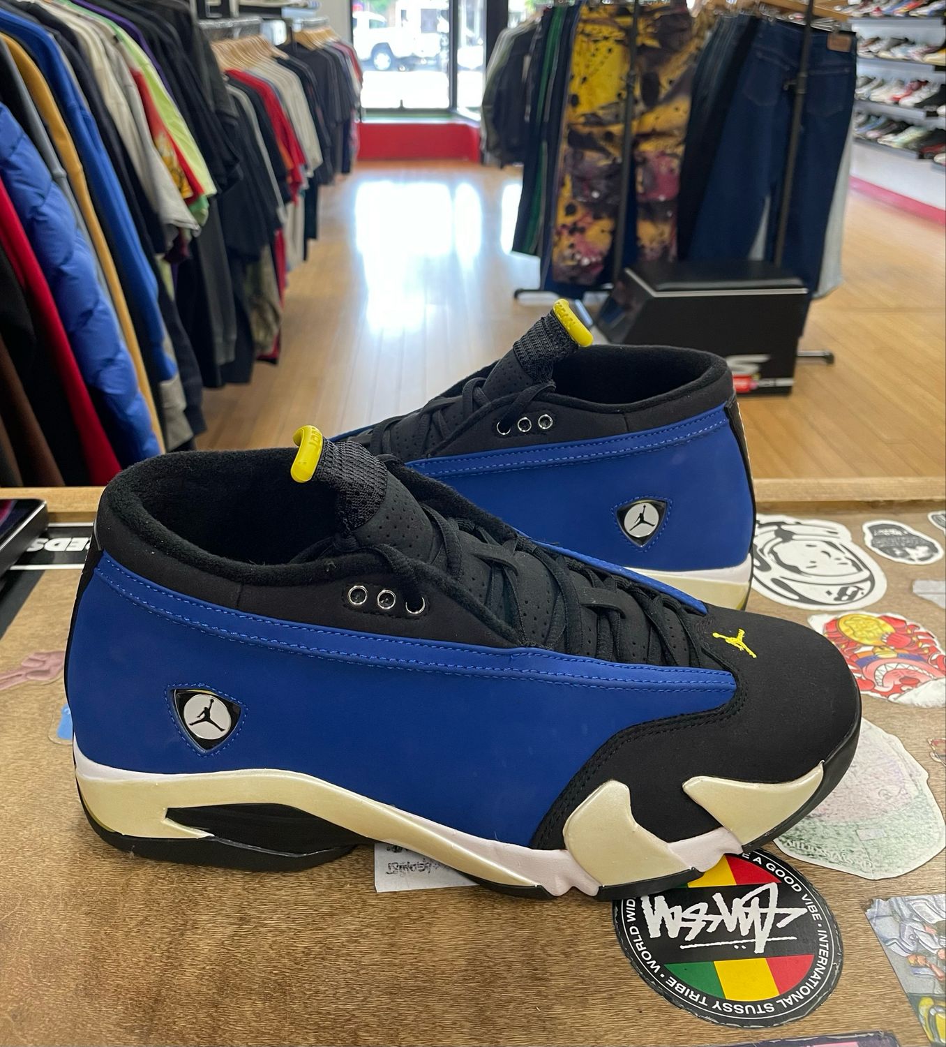 Pre Owned Jordan 14 Retro Laney (2023) Size 10.5 NO BOX.