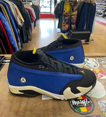 Pre Owned Jordan 14 Retro Laney (2023) Size 10.5 NO BOX.